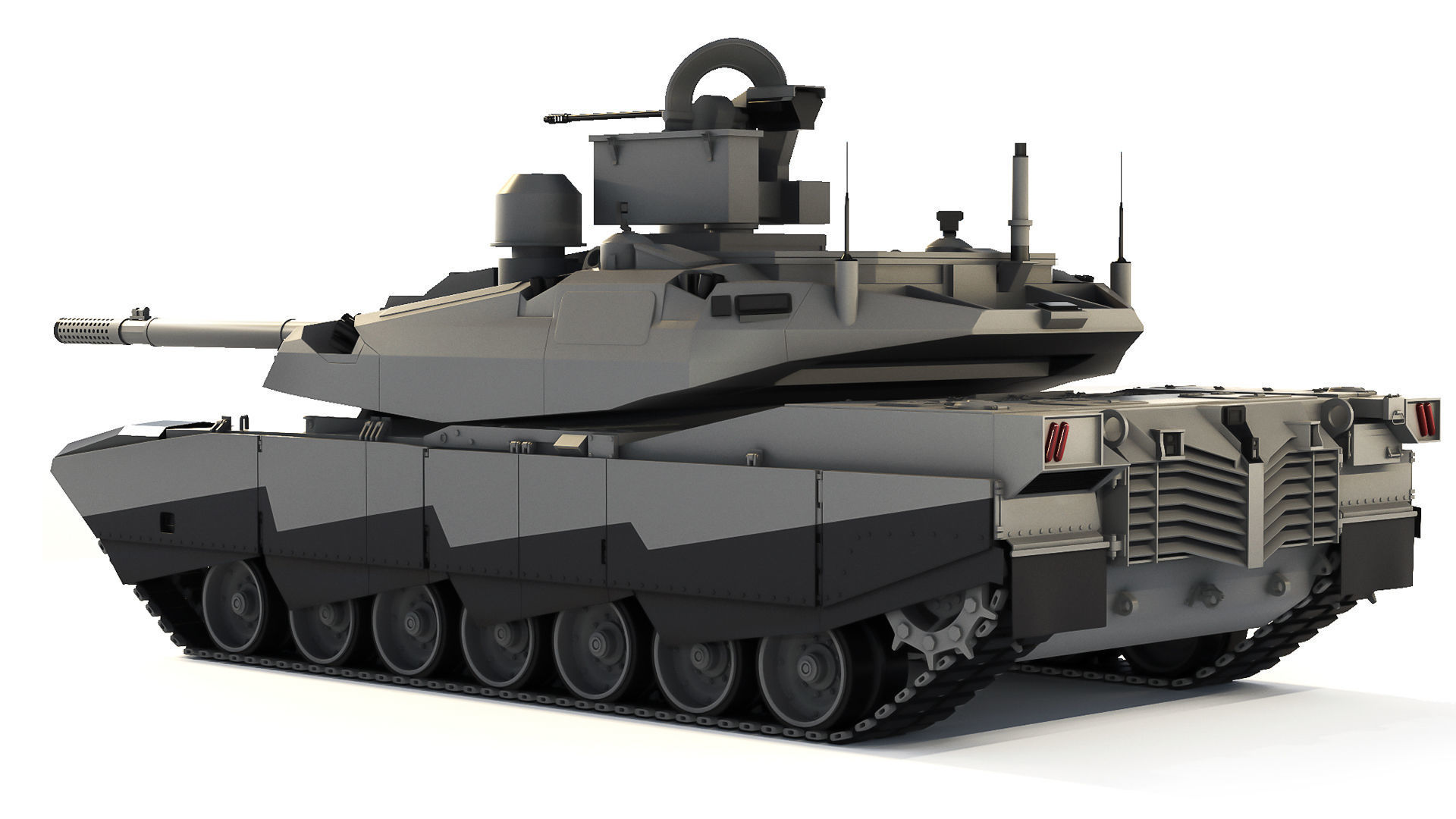Tank Abrams-X 2022 3D model_2