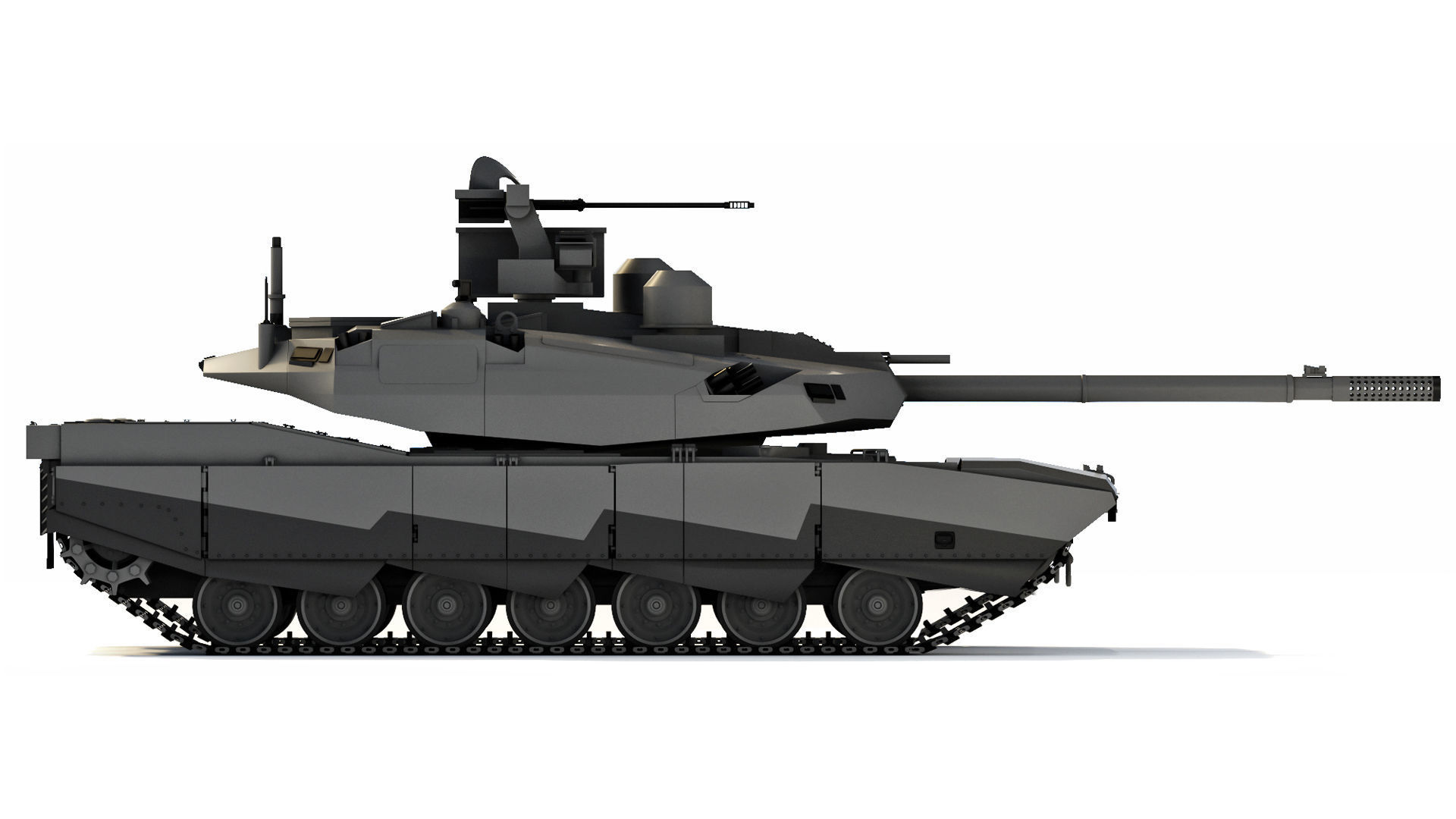Tank Abrams-X 2022 3D model_5