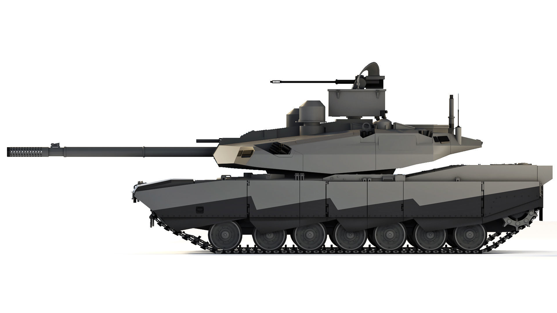 Tank Abrams-X 2022 3D model_1