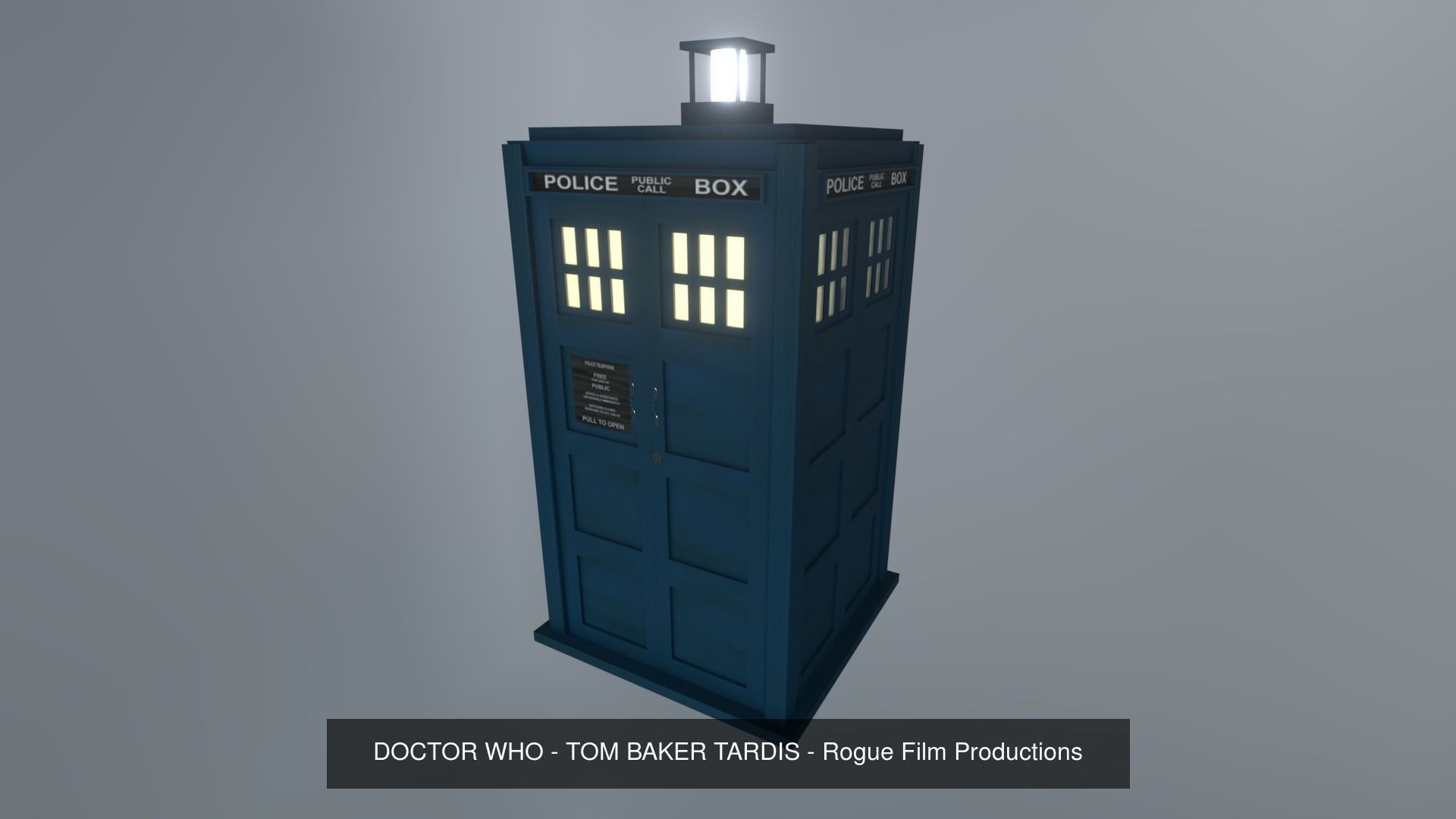DOCTOR WHO - TARDIS BUNDLE by RogueFilmProductions 3D Model Collection_6
