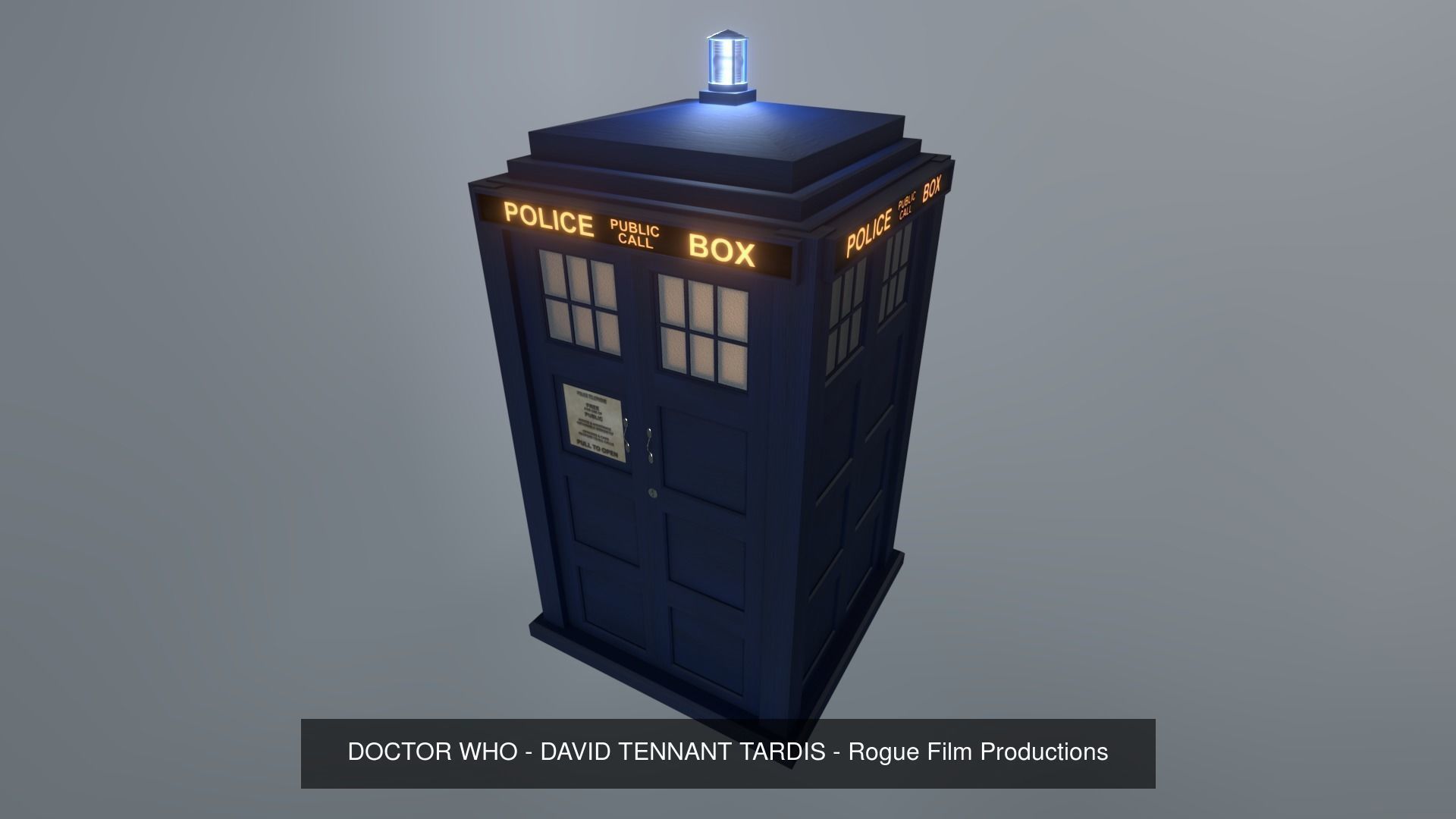 DOCTOR WHO - TARDIS BUNDLE by RogueFilmProductions 3D Model Collection_7