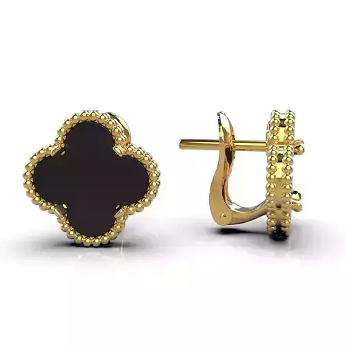 Vintage Alhambra earrings original parameters 3D print model