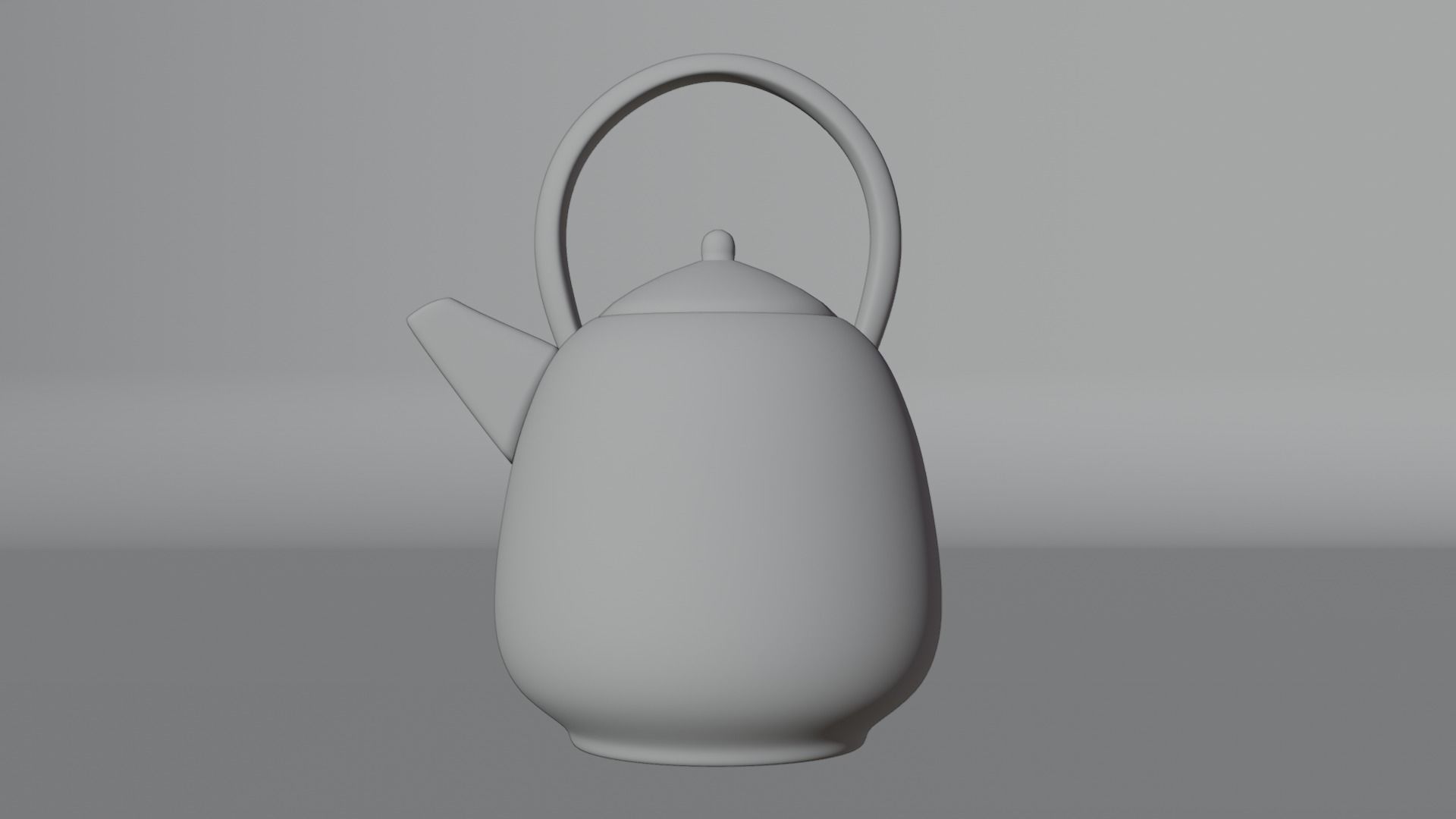 Teapot Low-poly 3D model_16
