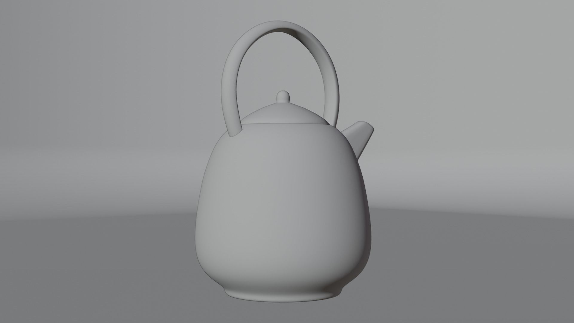 Teapot Low-poly 3D model_19