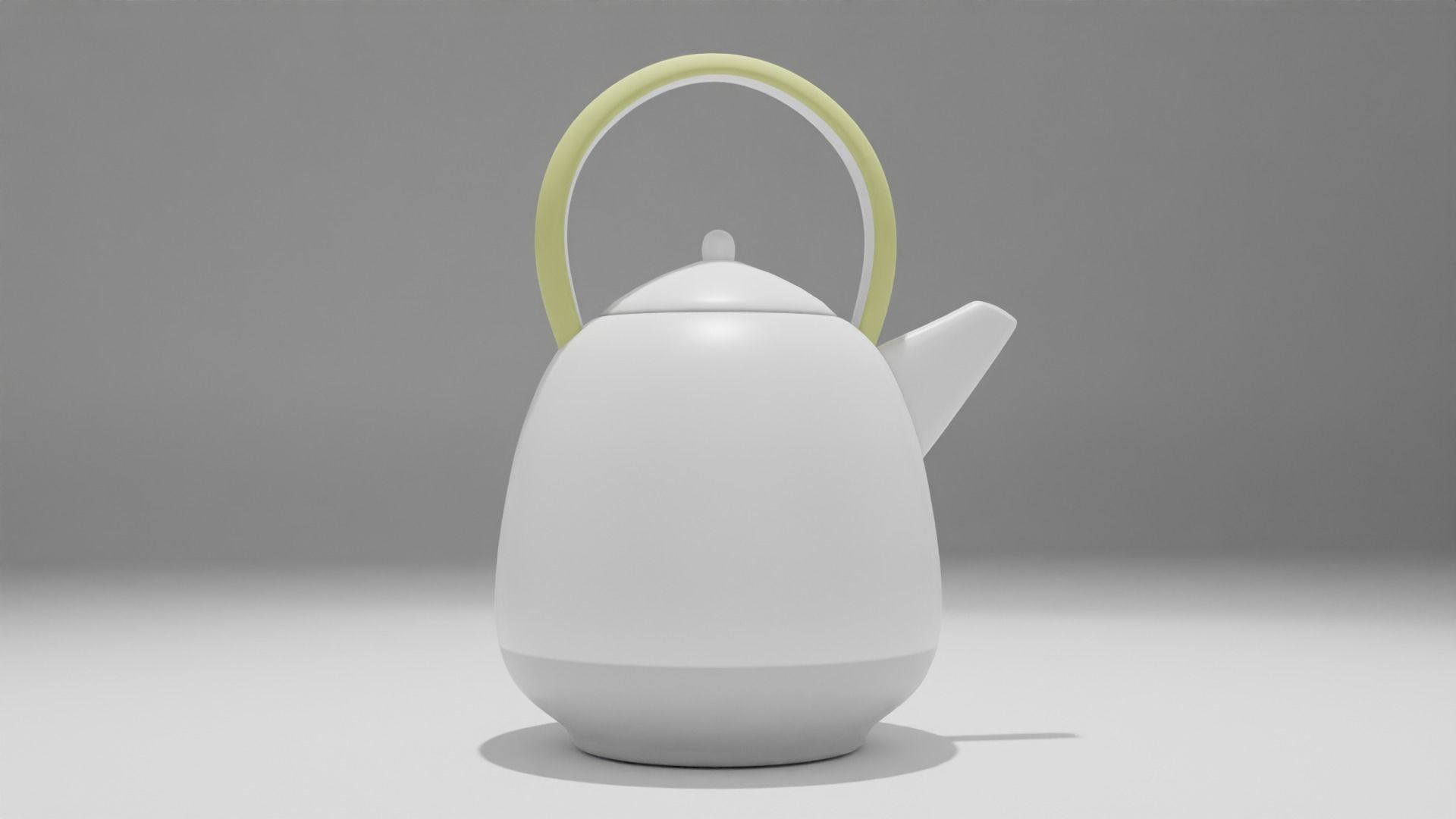 Teapot Low-poly 3D model_10