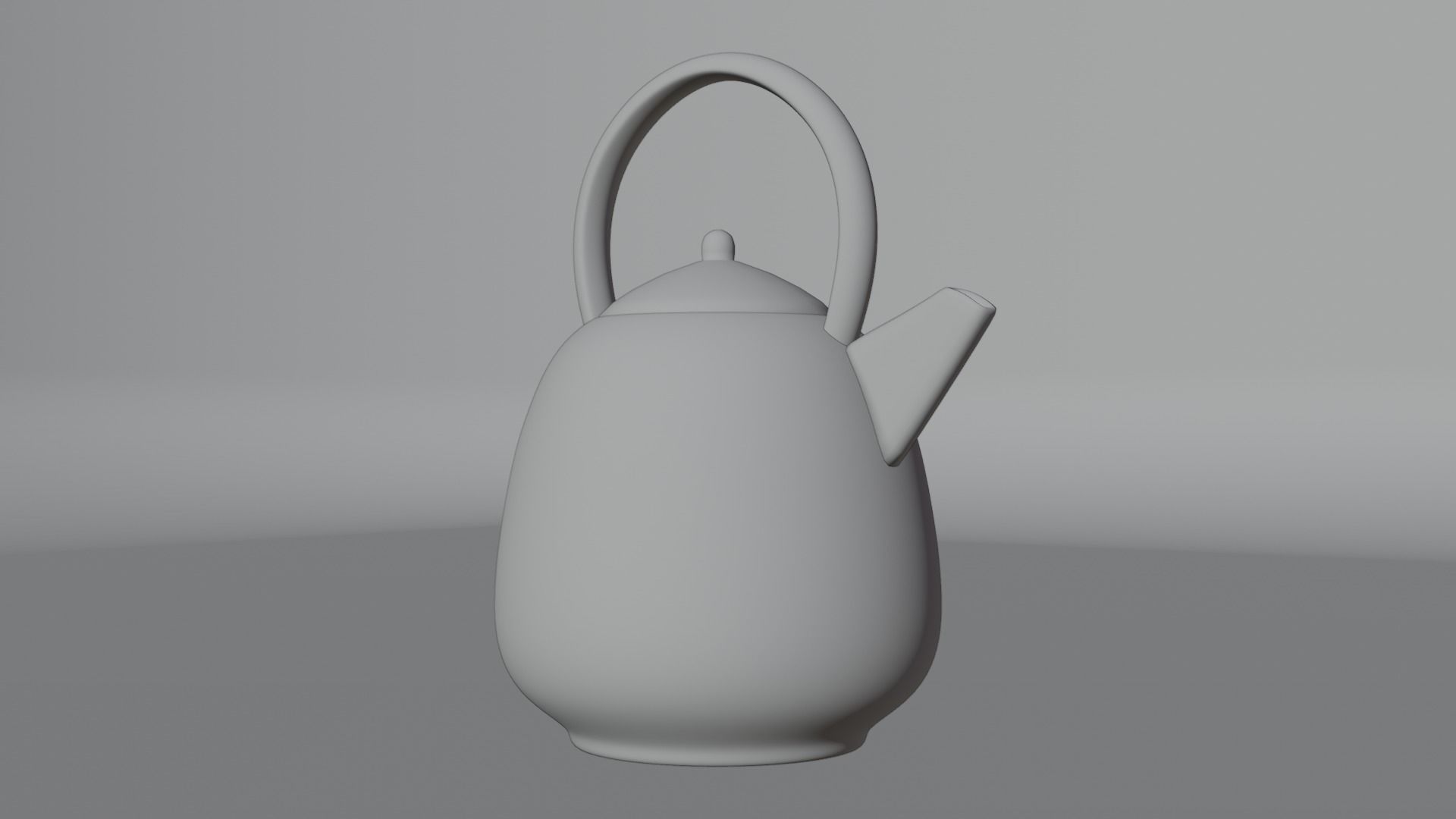 Teapot Low-poly 3D model_13