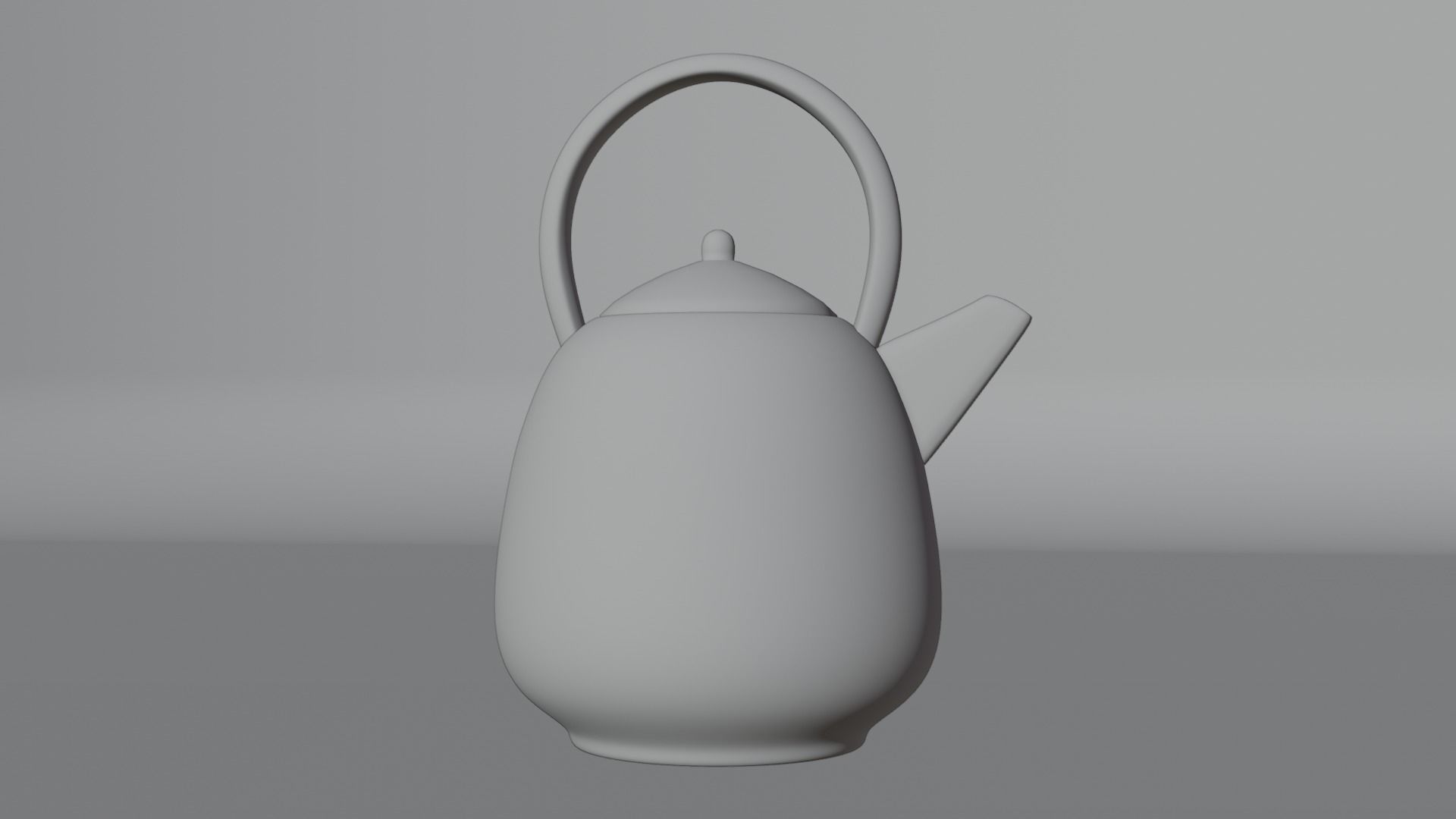 Teapot Low-poly 3D model_12