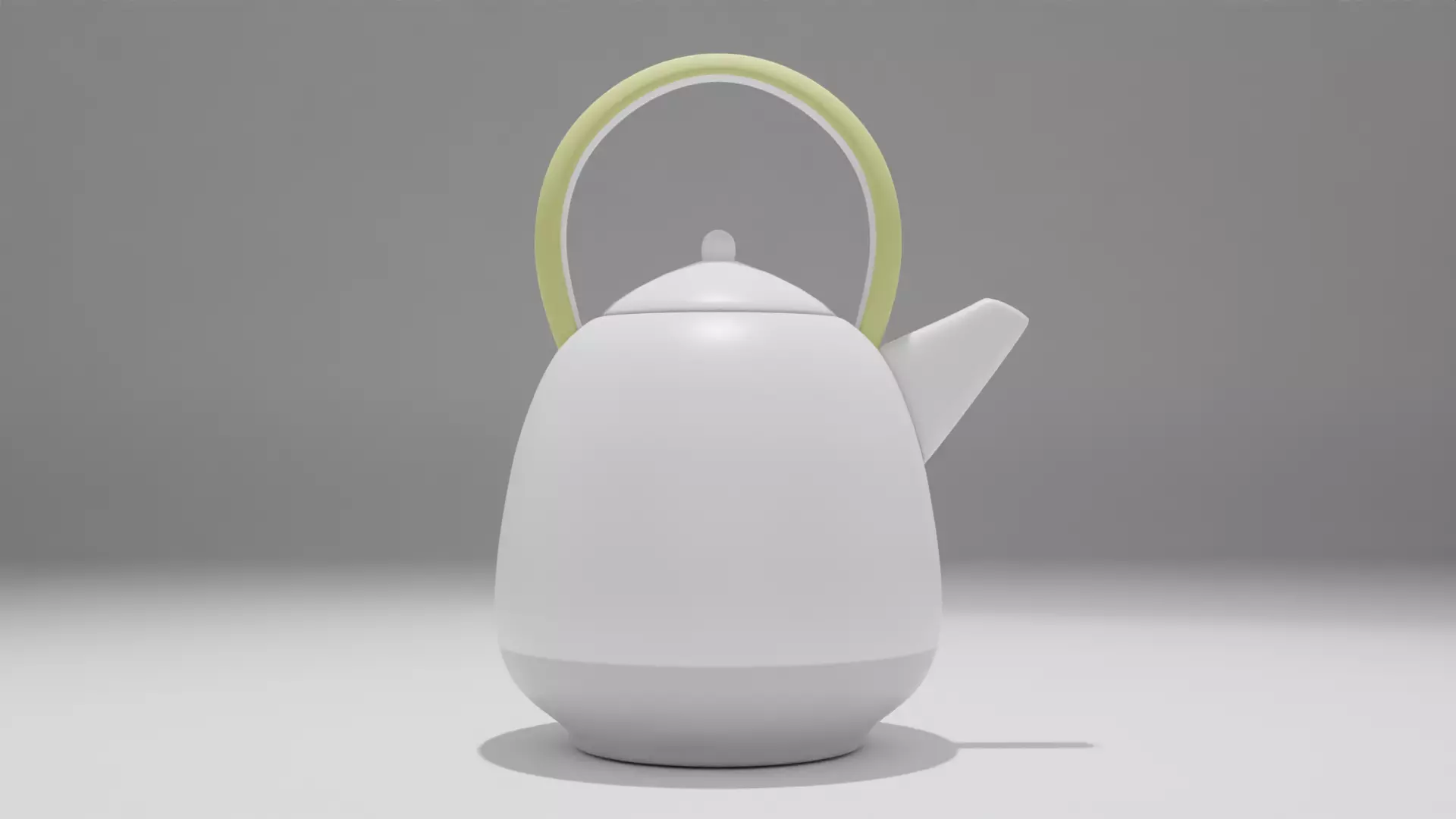 Teapot Low-poly 3D model_0