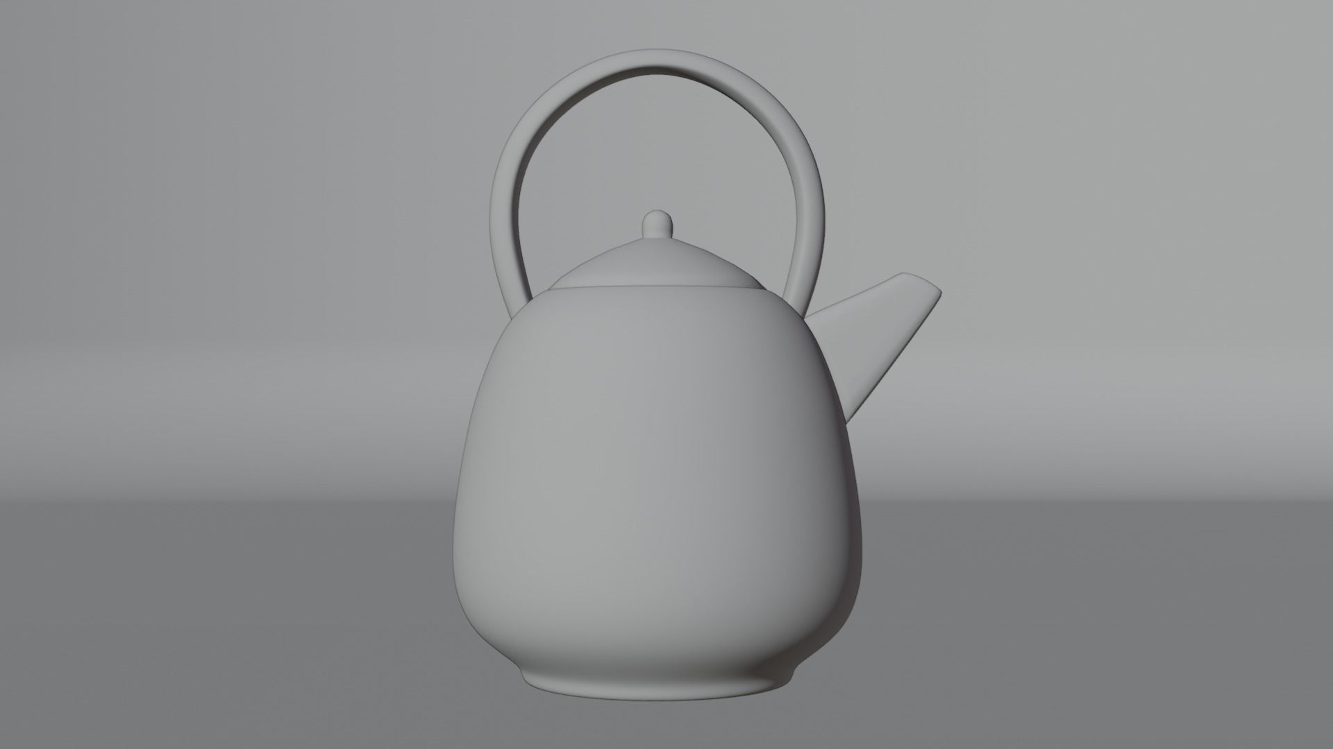 Teapot Low-poly 3D model_11