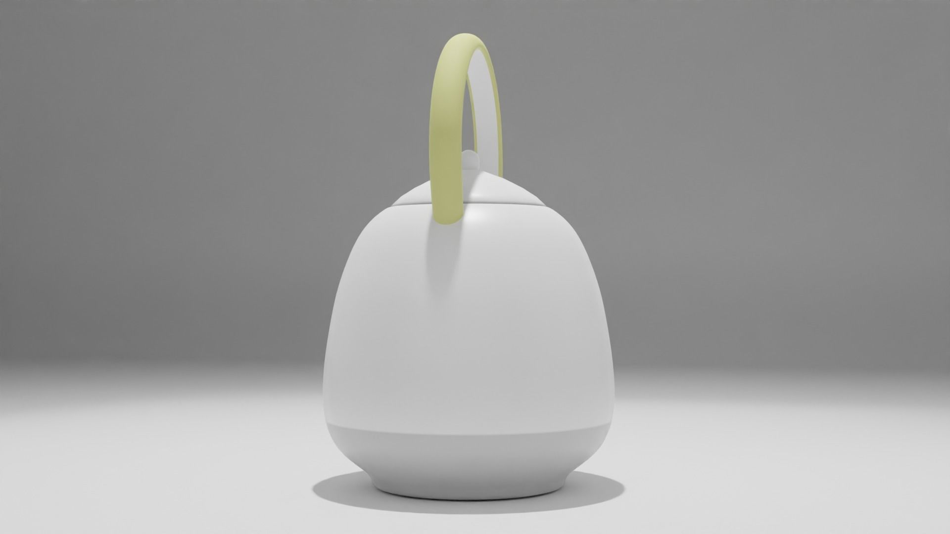 Teapot Low-poly 3D model_8