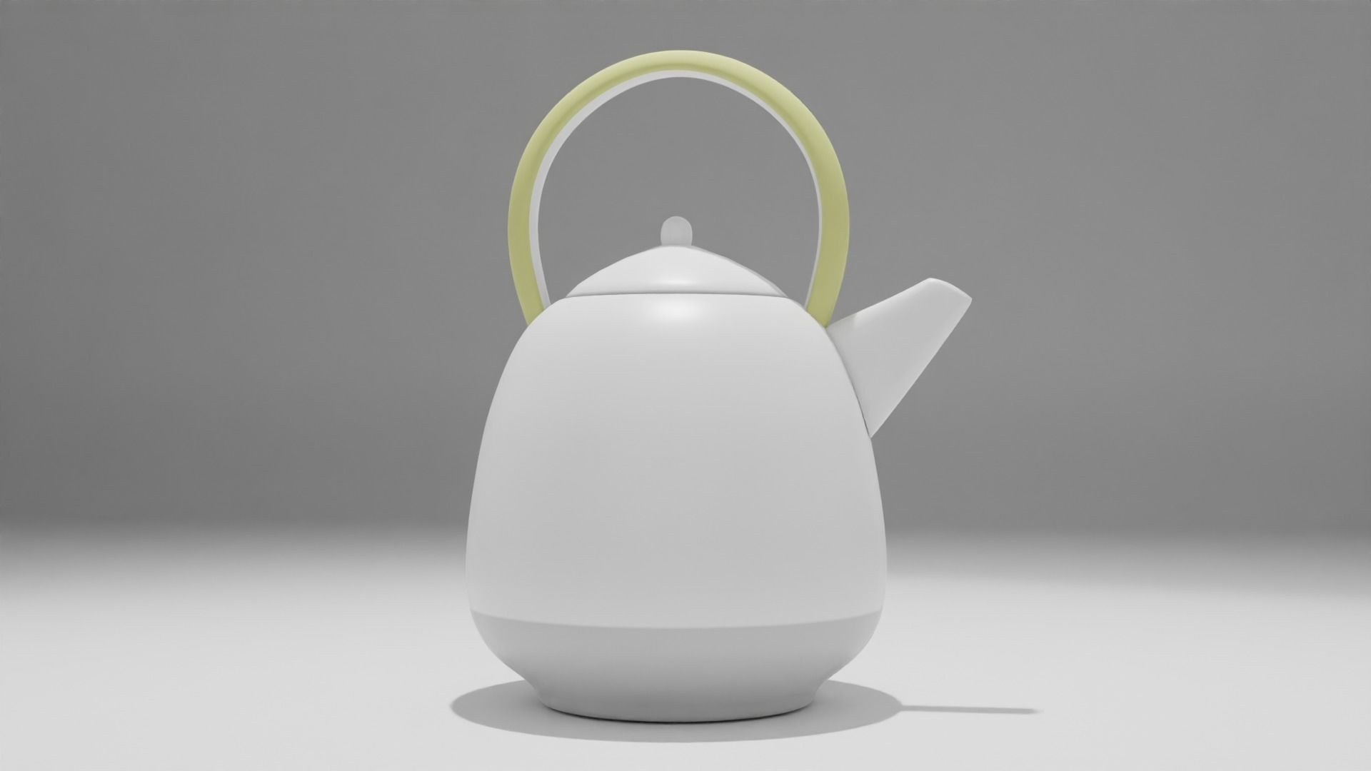 Teapot Low-poly 3D model_2