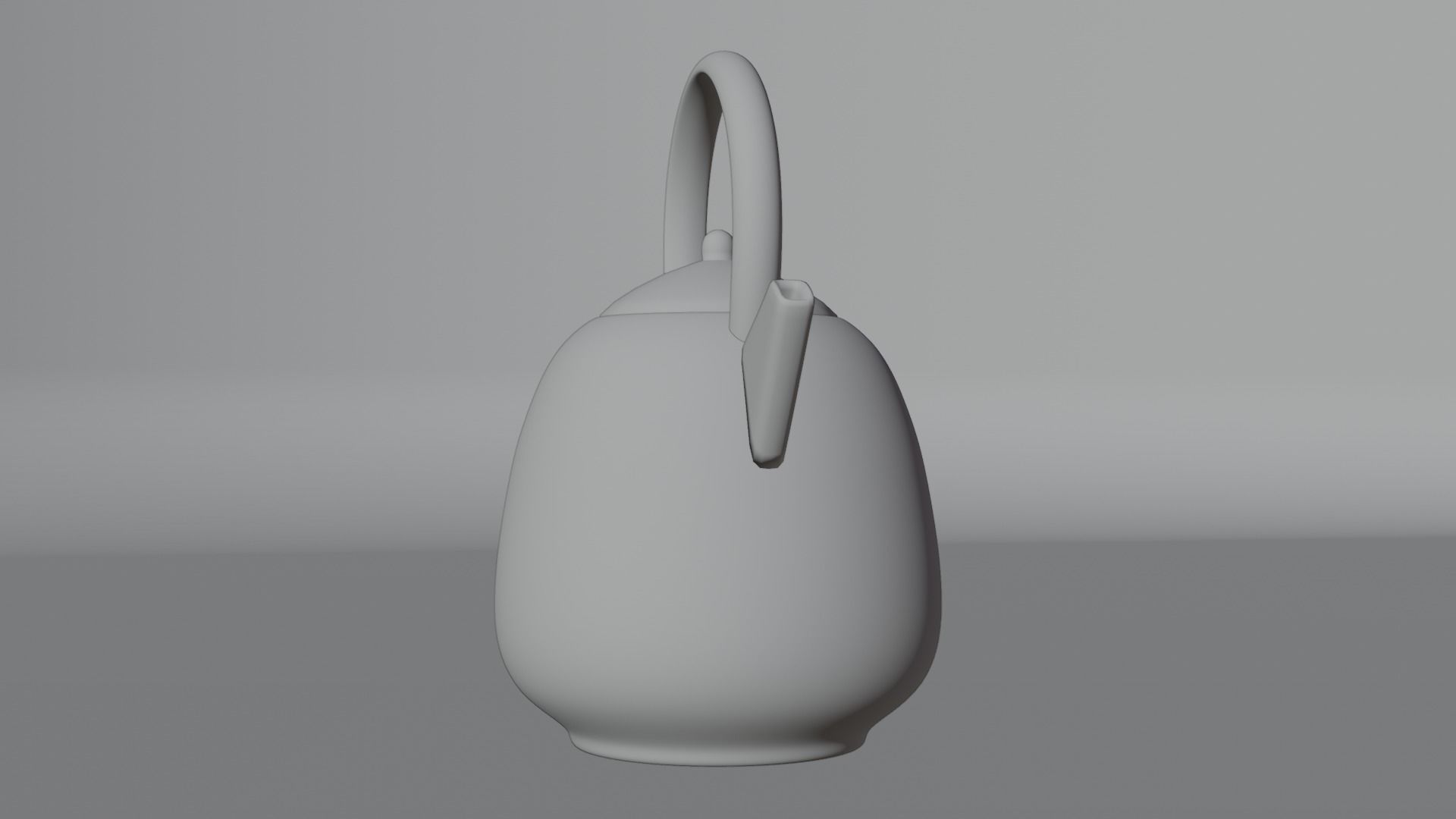 Teapot Low-poly 3D model_14