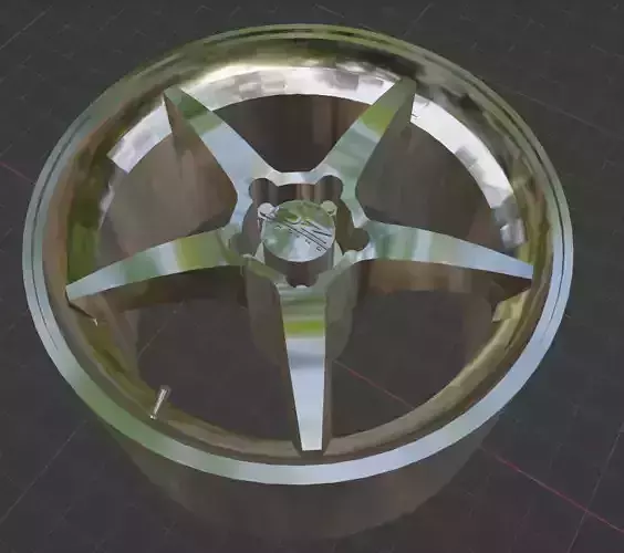 OZ Chrono HT Wheels Rims 3D Print Ready