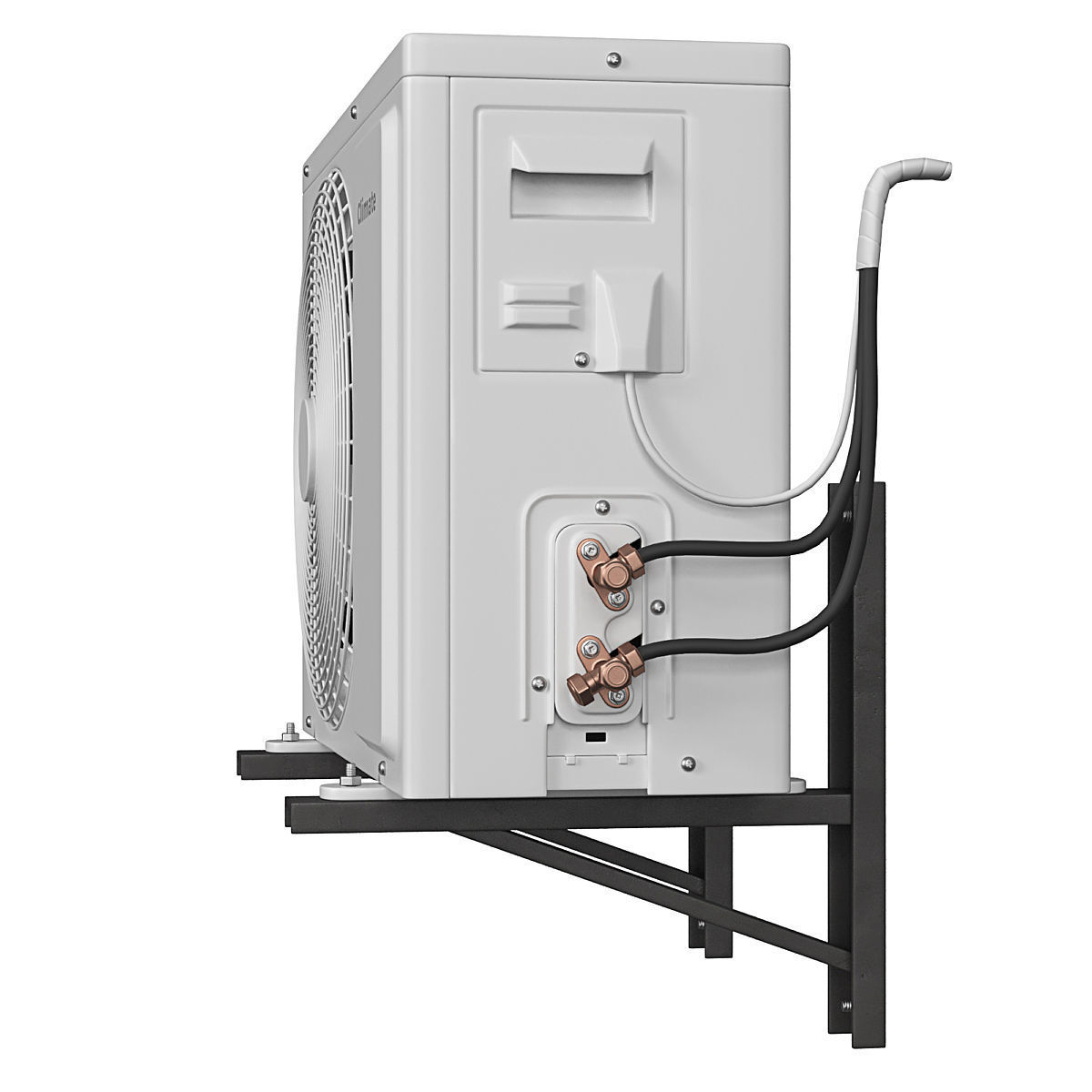 air conditioner 3D model_4