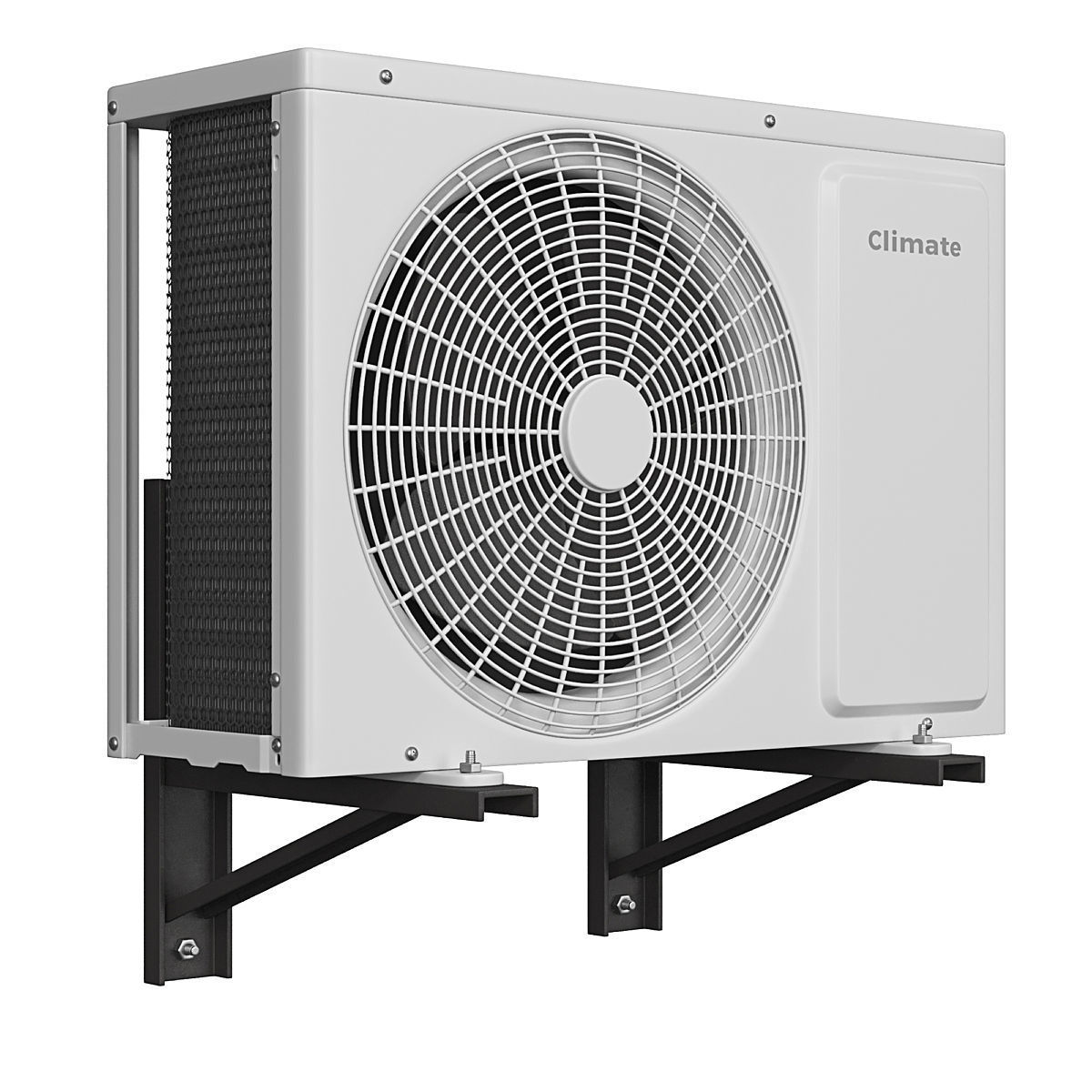 air conditioner 3D model_2