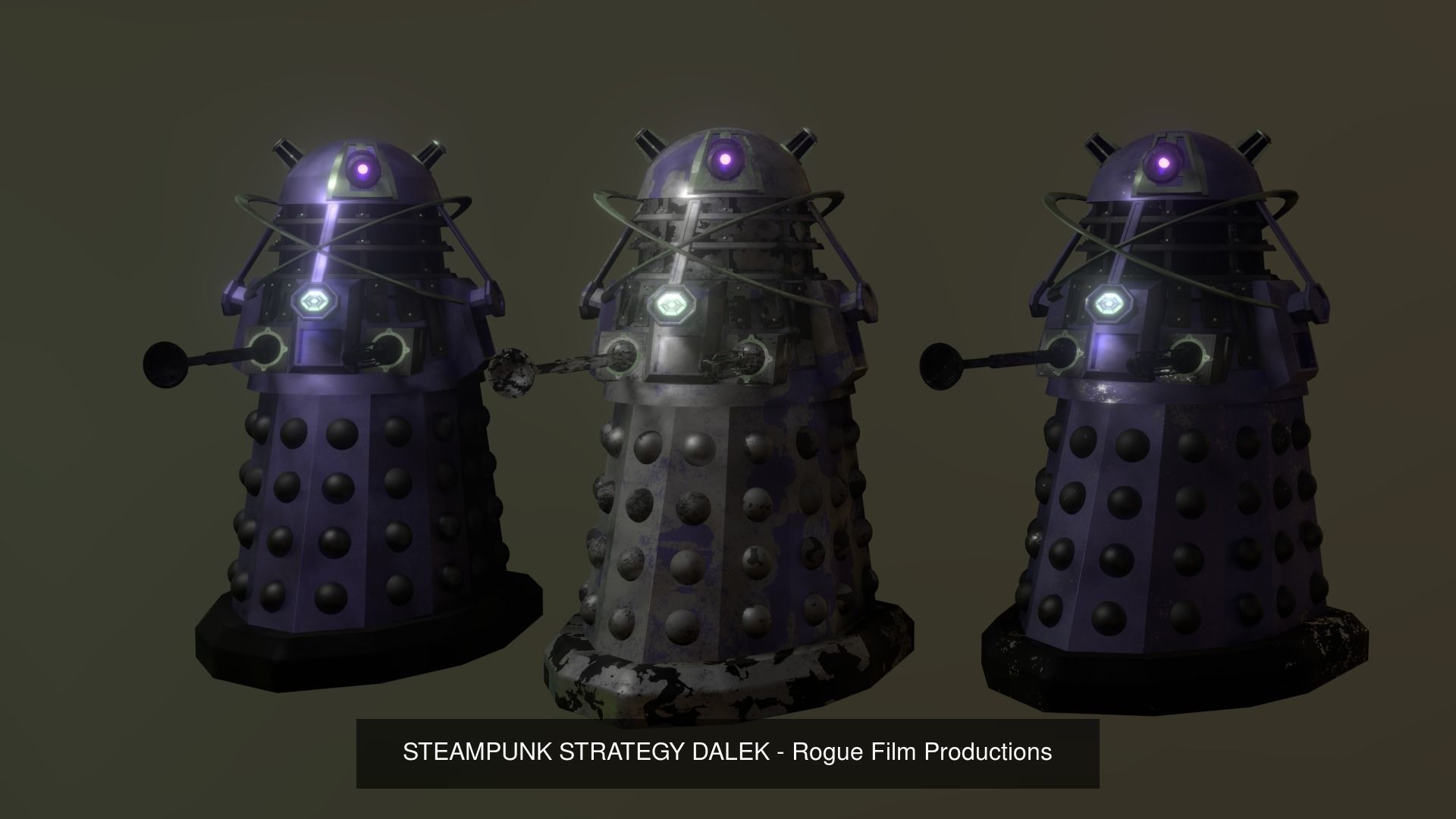 DOCTOR WHO - STEAMPUNK DALEK BUNDLE 1 by RogueFilmProductions 3D Model Collection_10