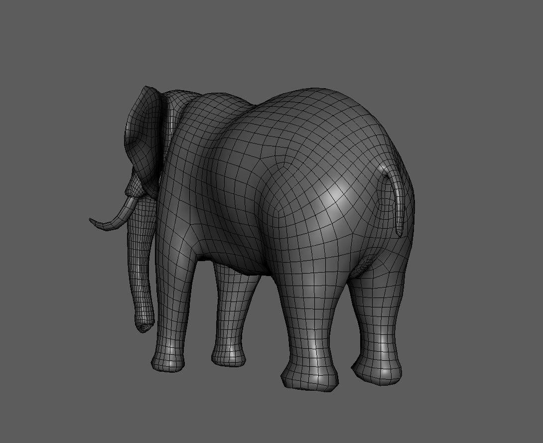 Elephant 3D model_10