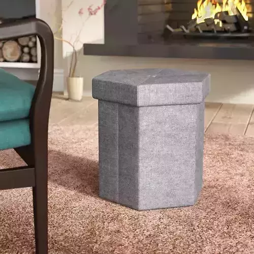 Stasia Upholstered Storage Ottoman