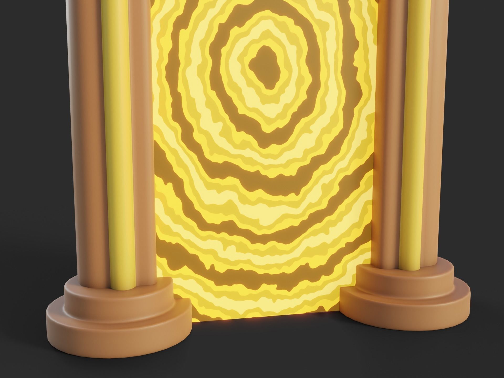 Cartoon Portal 2 Low-poly 3D model_7