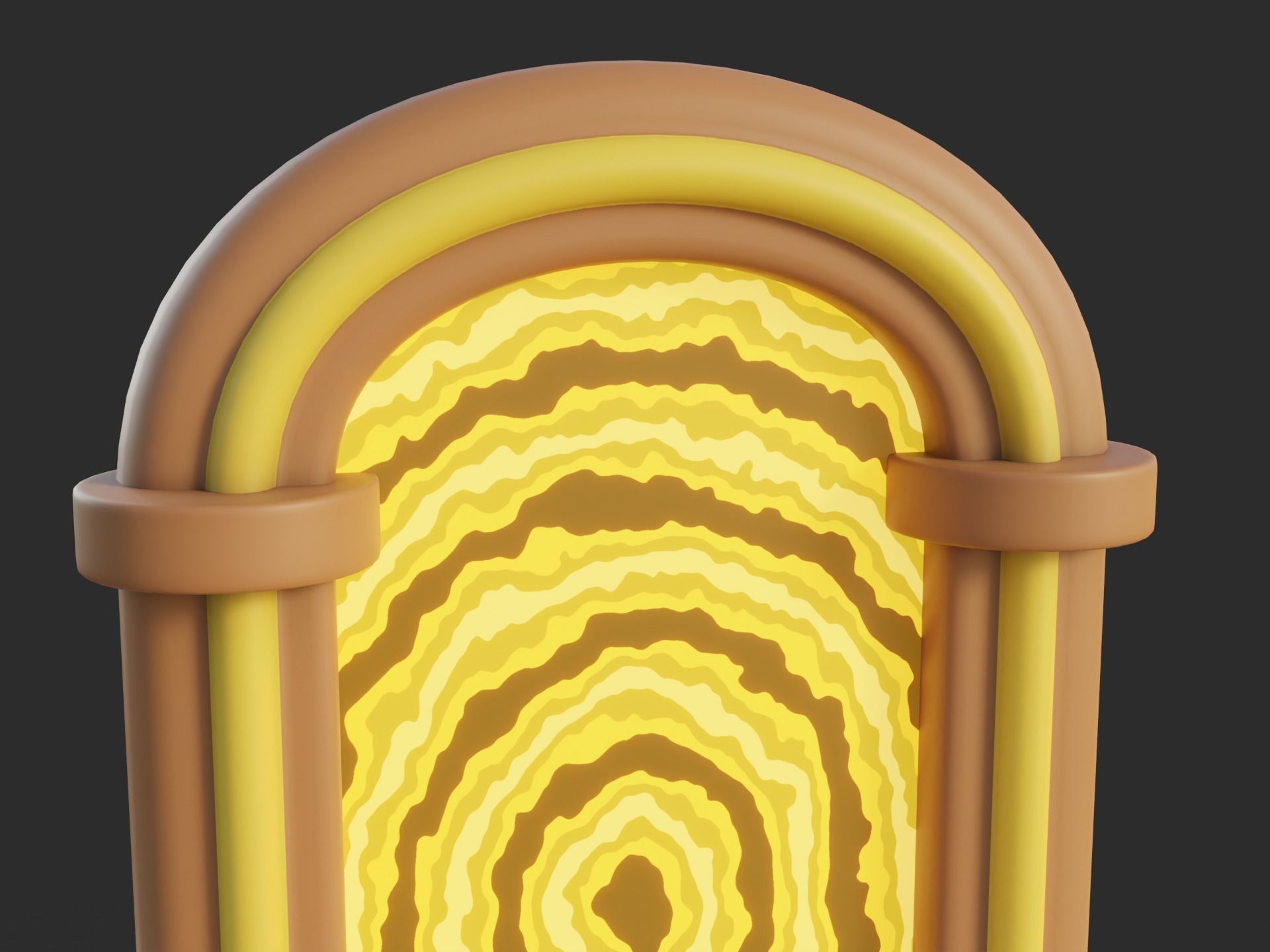 Cartoon Portal 2 Low-poly 3D model_6