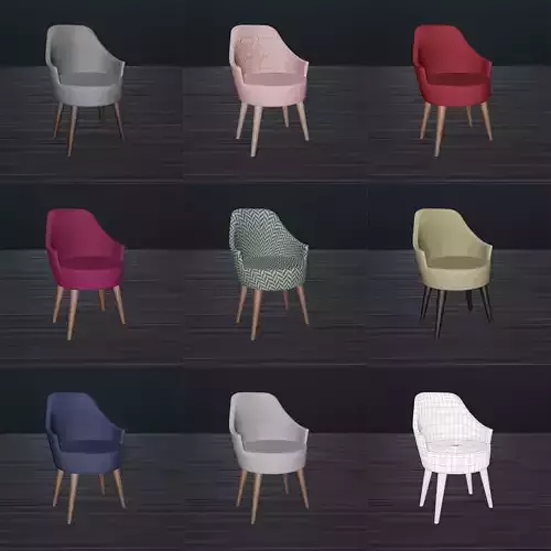 Chair low-poly