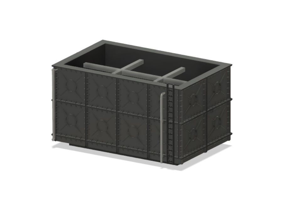 Model Railway Water Tower 3D print model_16