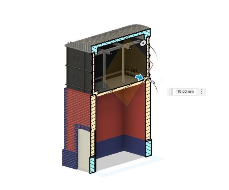 Model Railway Water Tower 3D print model_12