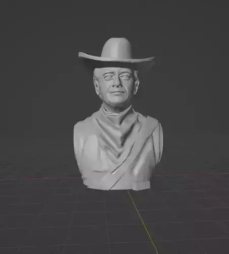 John Wayne 3D print model