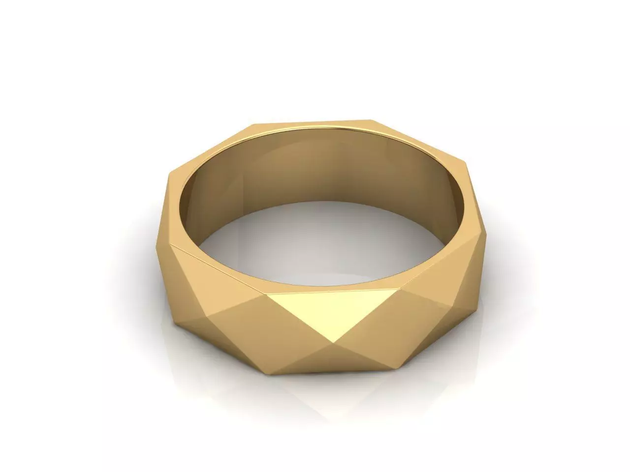 Engagement ring 3D print model_0