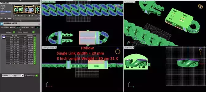 Cubic Diamond Chain 13 