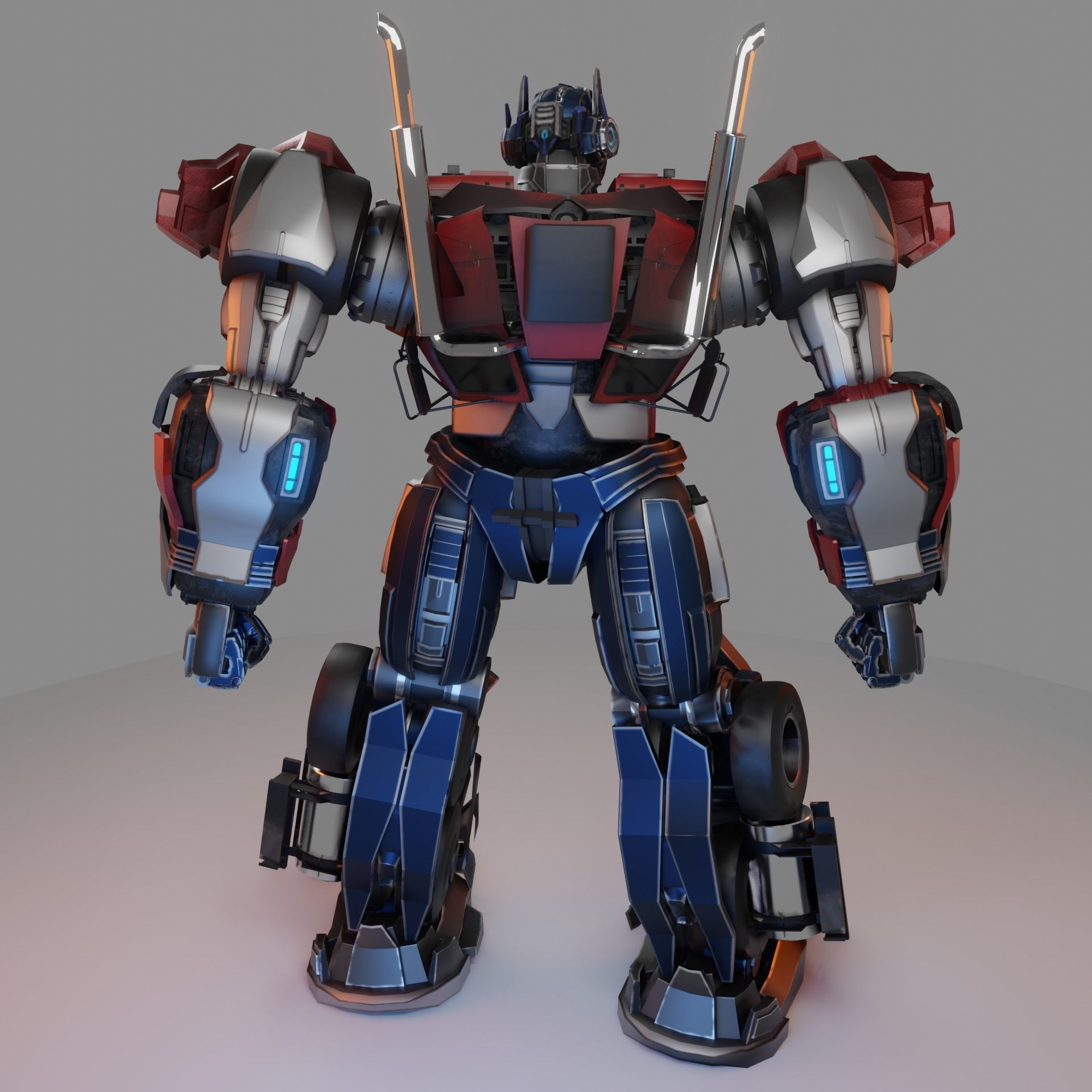 Optimus Prime 2023 Free 3D model_2