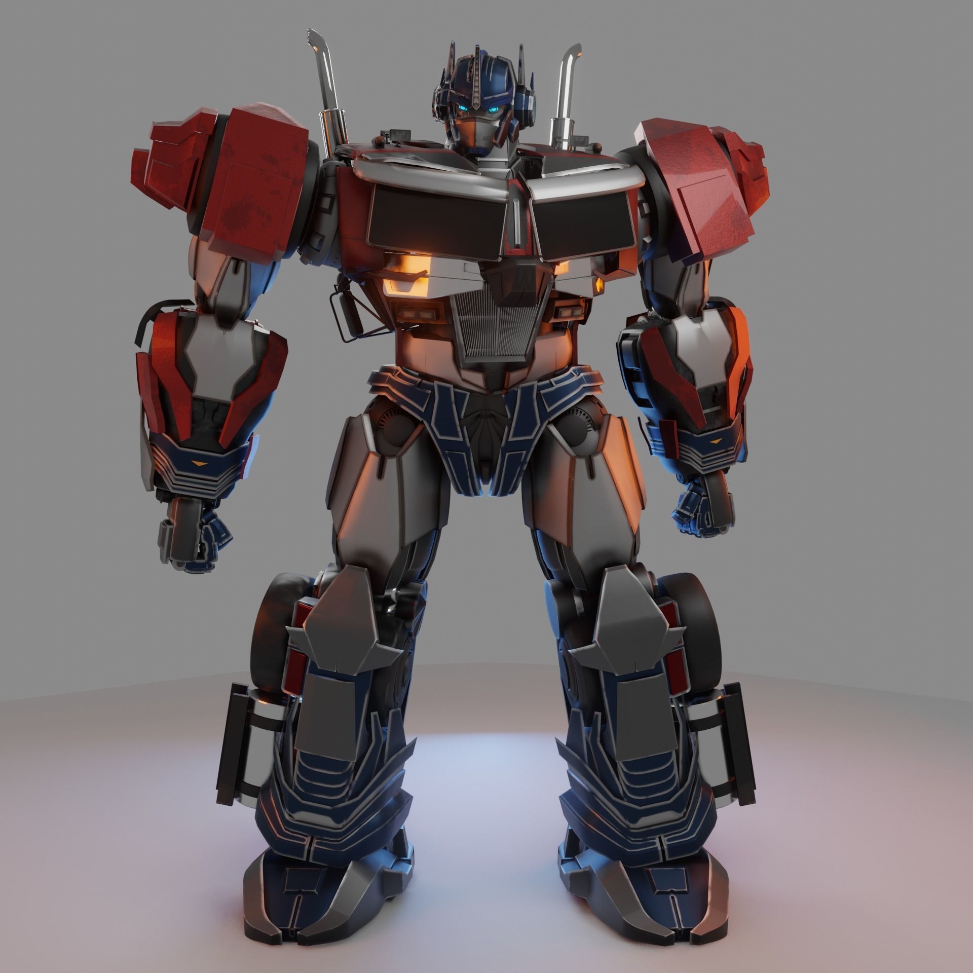 Optimus Prime 2023 Free 3D model_3