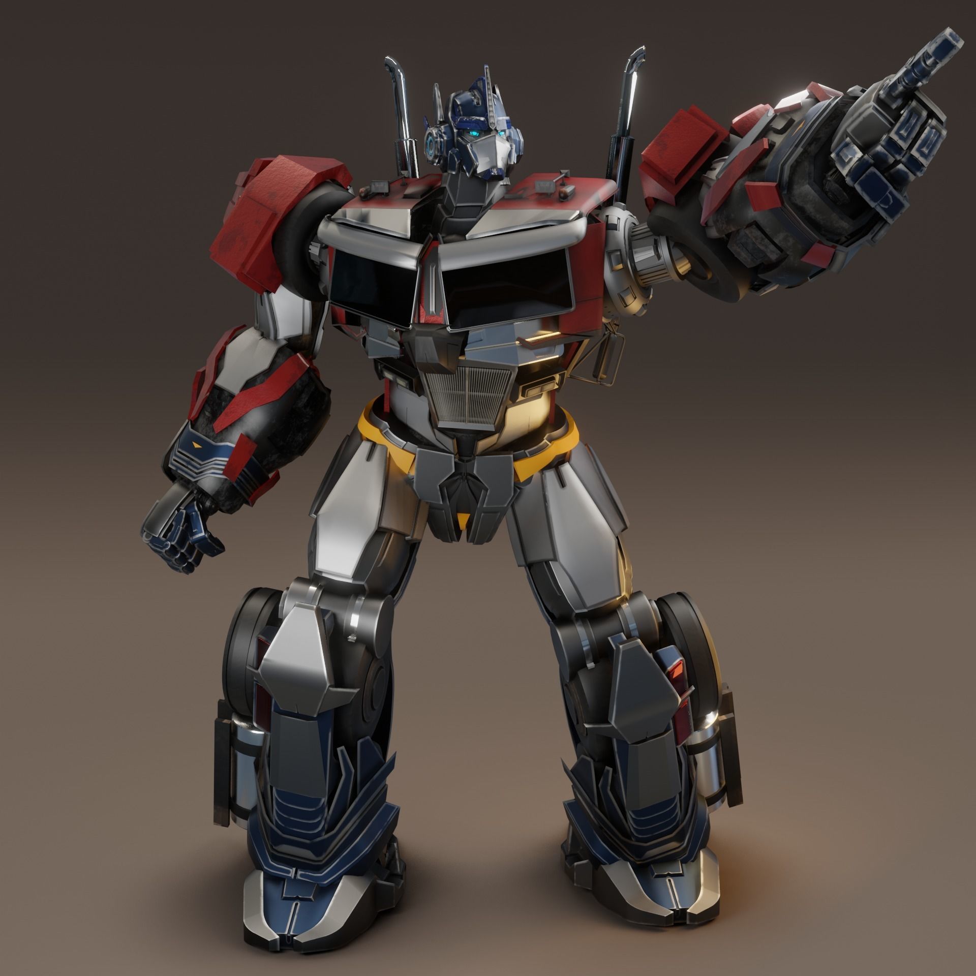 Optimus Prime 2023 Free 3D model_1