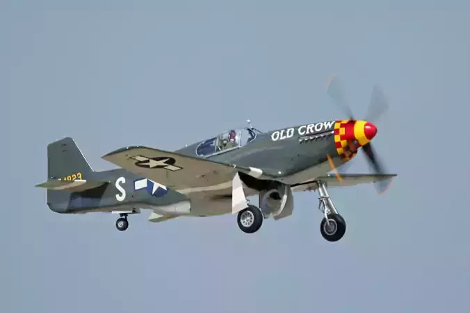 North American P-51 Mustang 3D model