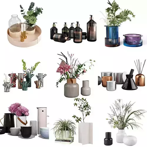 Interior Package 03-Accessories 3D model