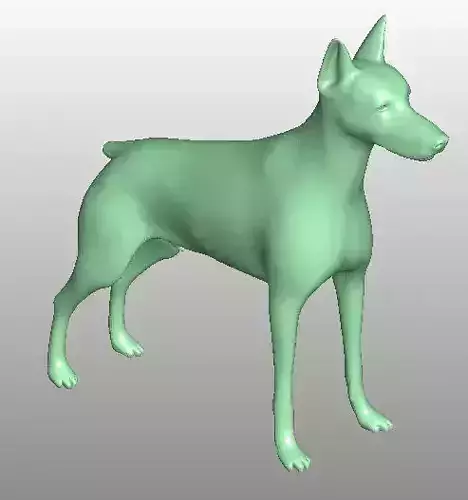 Doberman Pinscher Dog - STL