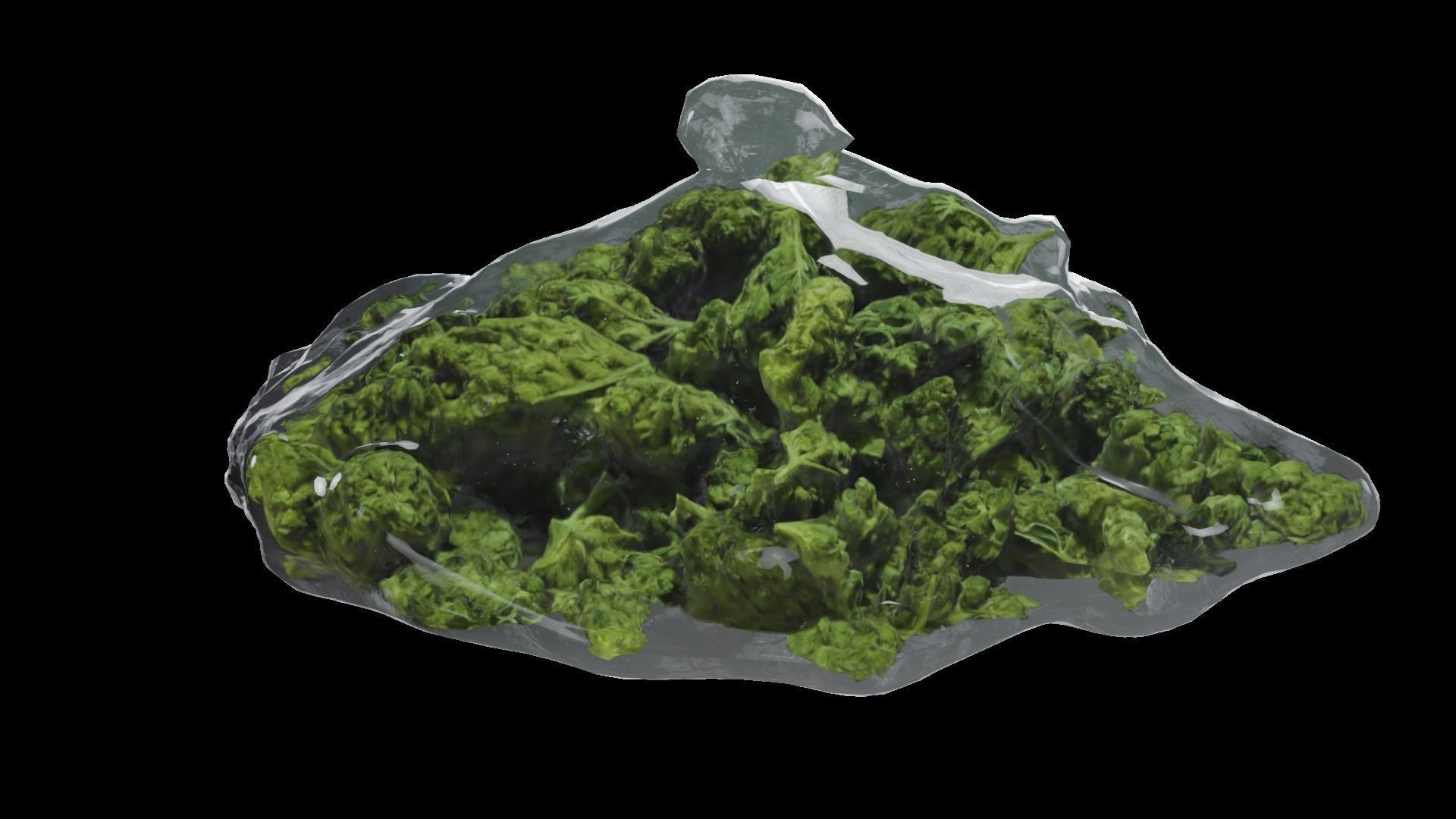 Cannabis Weed Pouch 3D model_2
