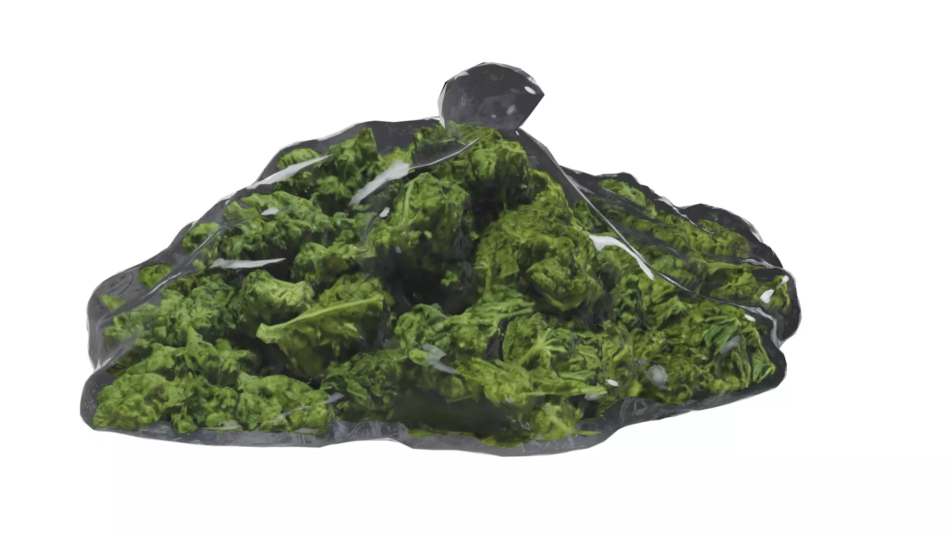 Cannabis Weed Pouch 3D model_0