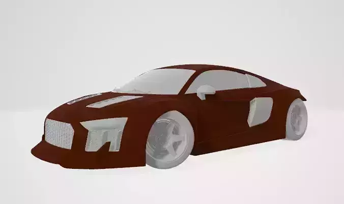 audi r8 Free 3D model