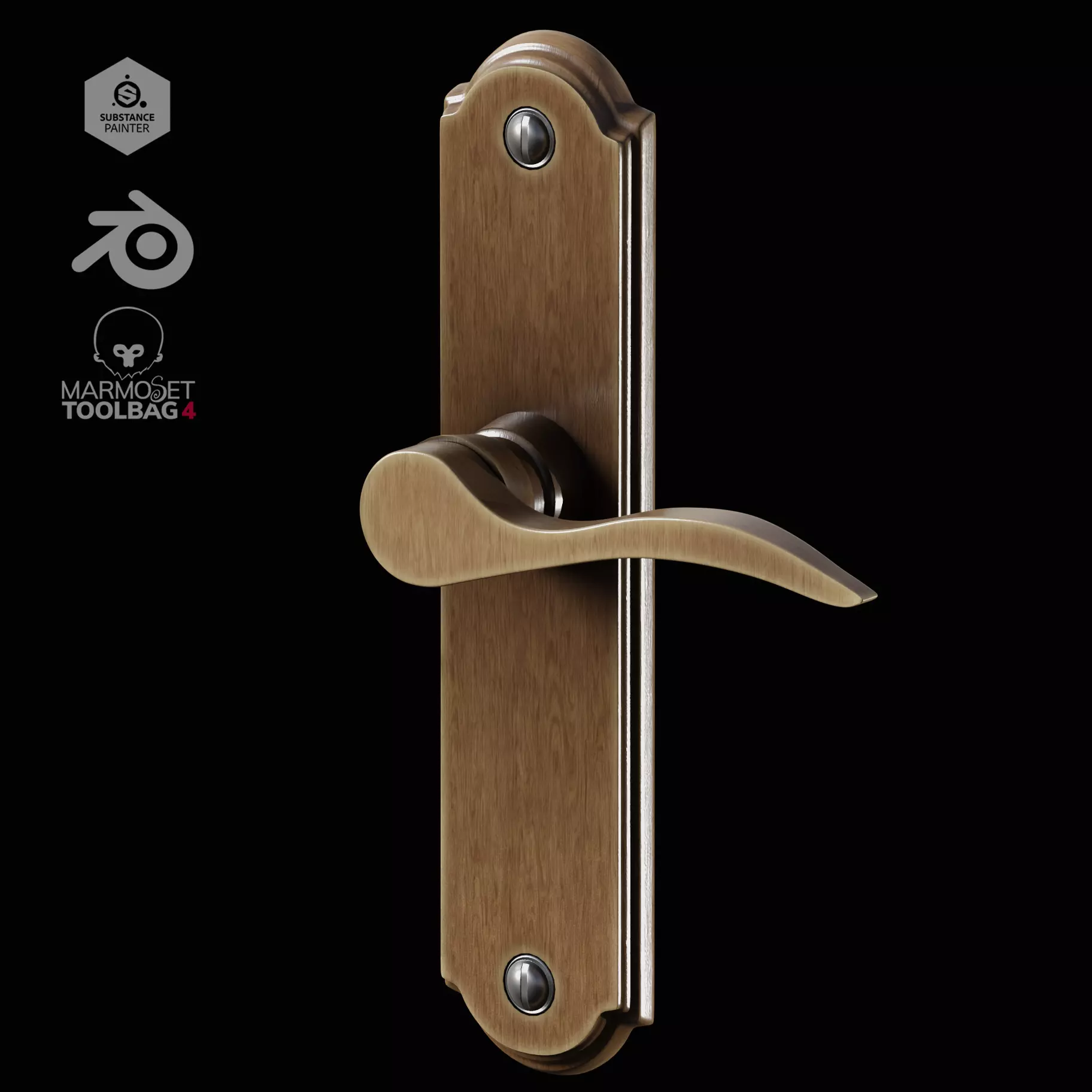 Door Handle Free 3D model