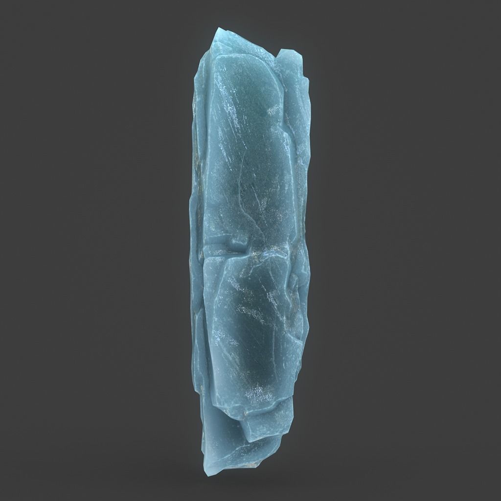 Low poly Modular Iceberg 230428 Low-poly 3D model_3