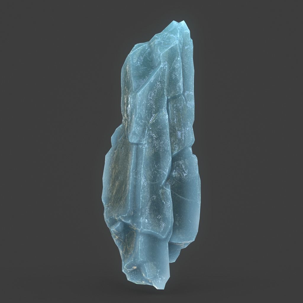 Low poly Modular Iceberg 230428 Low-poly 3D model_5