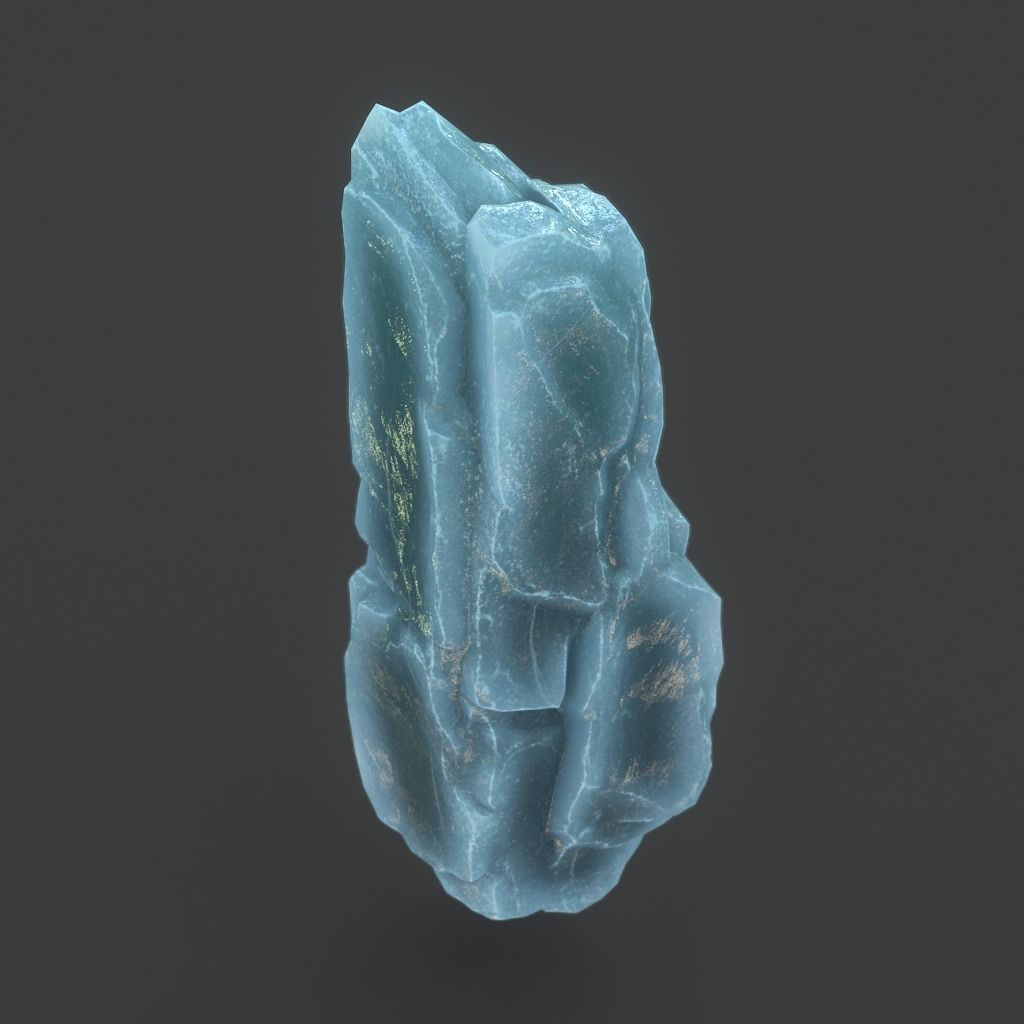Low poly Modular Iceberg 230428 Low-poly 3D model_8