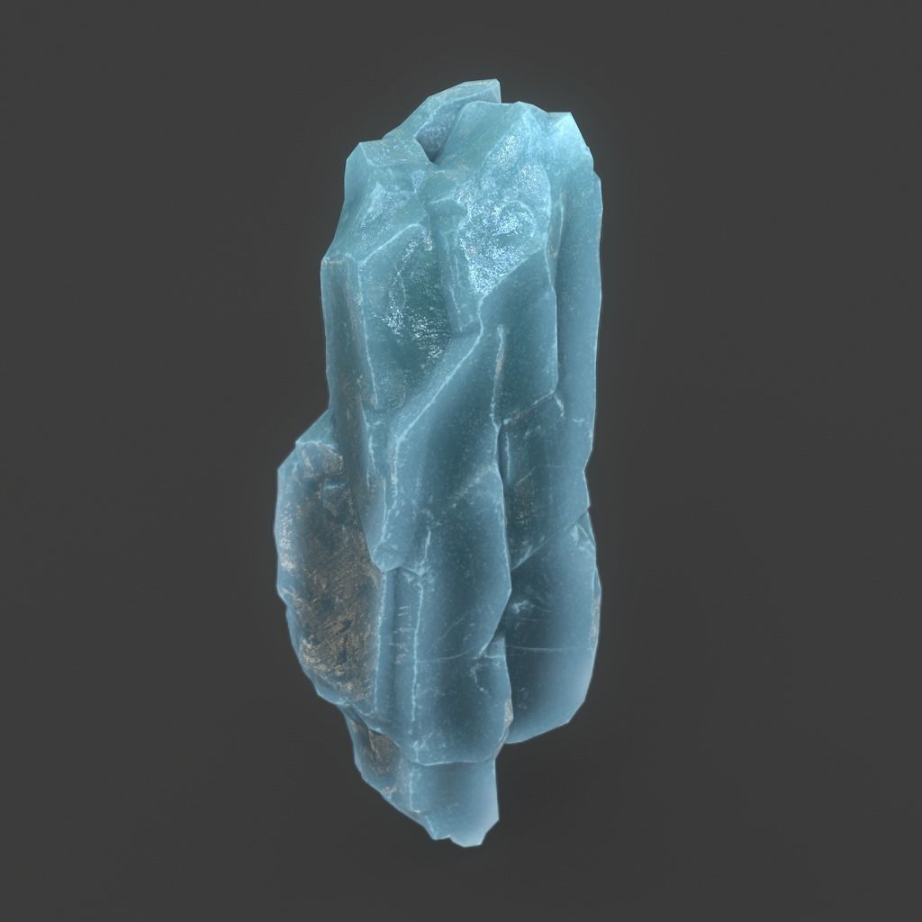 Low poly Modular Iceberg 230428 Low-poly 3D model_10