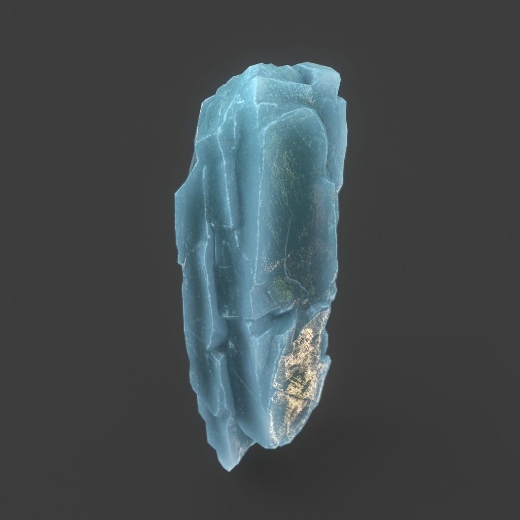 Low poly Modular Iceberg 230428 Low-poly 3D model_9