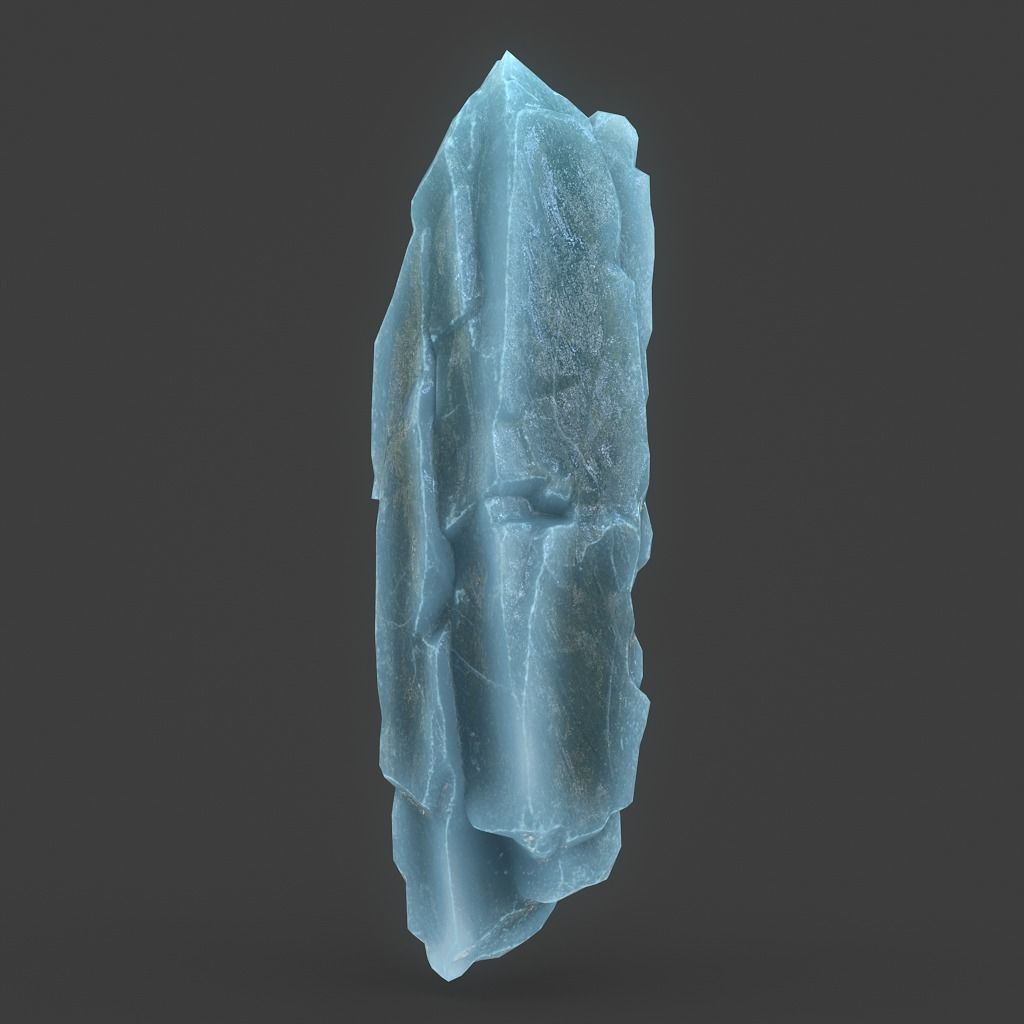 Low poly Modular Iceberg 230428 Low-poly 3D model_4