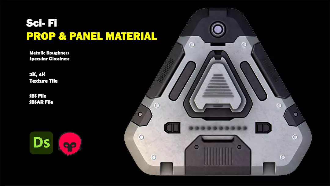 Sci-Fi Prop and Panel Material Texture_0