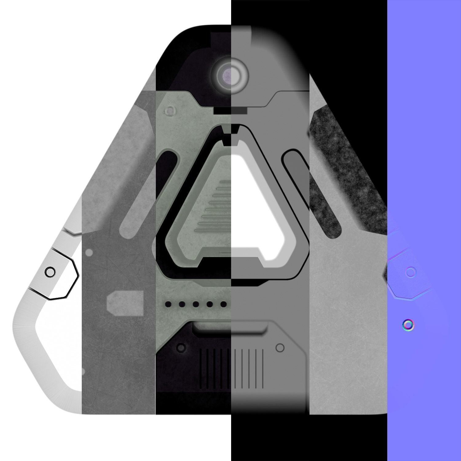 Sci-Fi Prop and Panel Material Texture_3