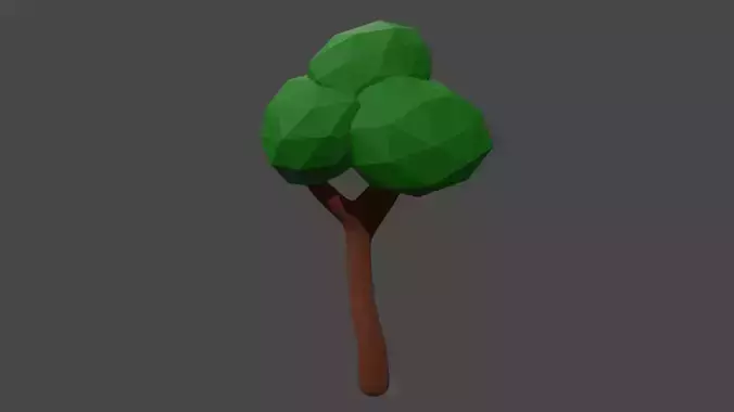 Low Poly Tree Free low-poly 3D model