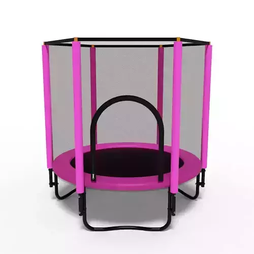 Trampoline for Sport and Fitness150x150cm 3D model